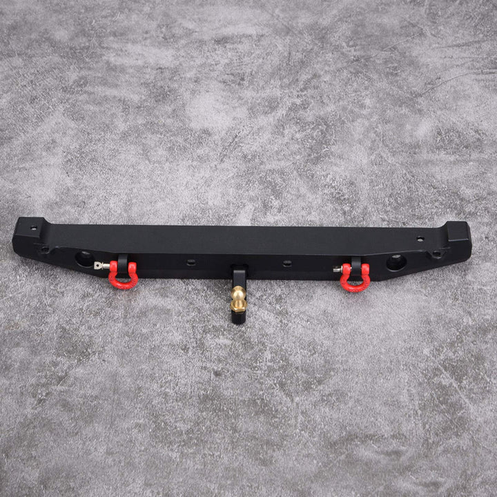 RC Crawler Heckstossstange, RC Auto Heckstossstange mit LED Leuchte Trailer Buckle, Crawler Heckstos