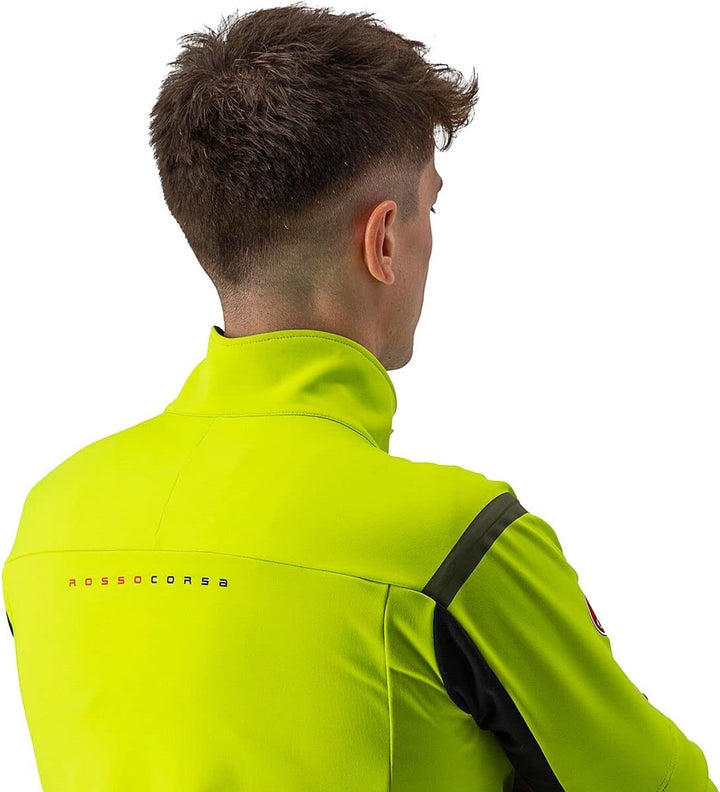 CASTELLI Herren Perfetto Ros 2 Convertible Jac Jacket S ELECTRIC LIME/DARK GRAY, S ELECTRIC LIME/DAR