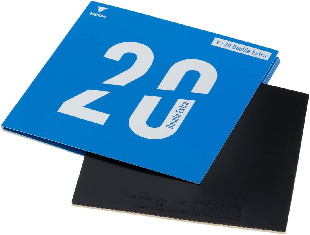 VICTAS Belag V > 20 Double Extra Schwarz 2,3 mm, Schwarz 2,3 mm