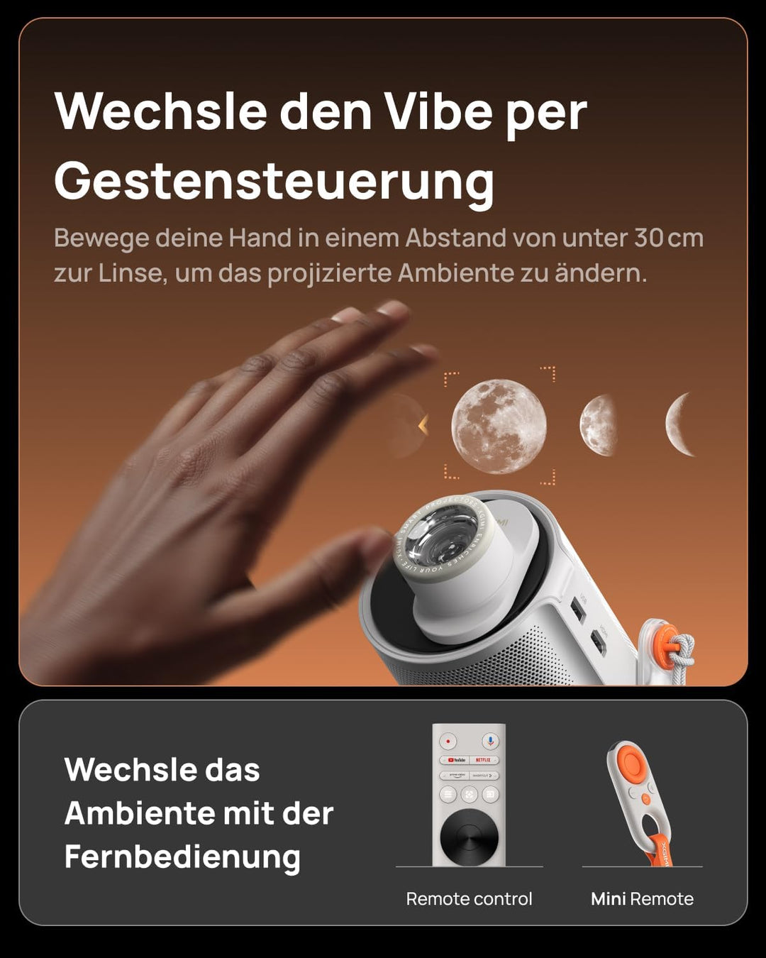 XGIMI Magnetische KreativFilter (3er-Pack), Lunar/Ripple/Dreamscape-Filter,Projektor-Objektivzubehör