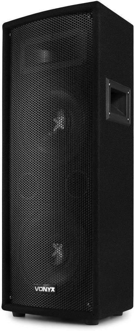 VONYX SL28 - PA Lautsprecher Box 2er Set, Passiv Speaker 2X 8 Zoll - 1600 Watt Peak - Disco Lautspre