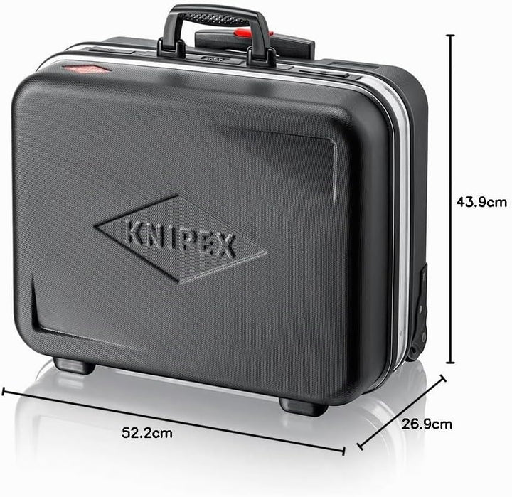 KNIPEX 00 21 06 HK S Werkzeugkoffer „BIG Basic Move" Sanitär Werkzeug-Trolley | Rollkoffer