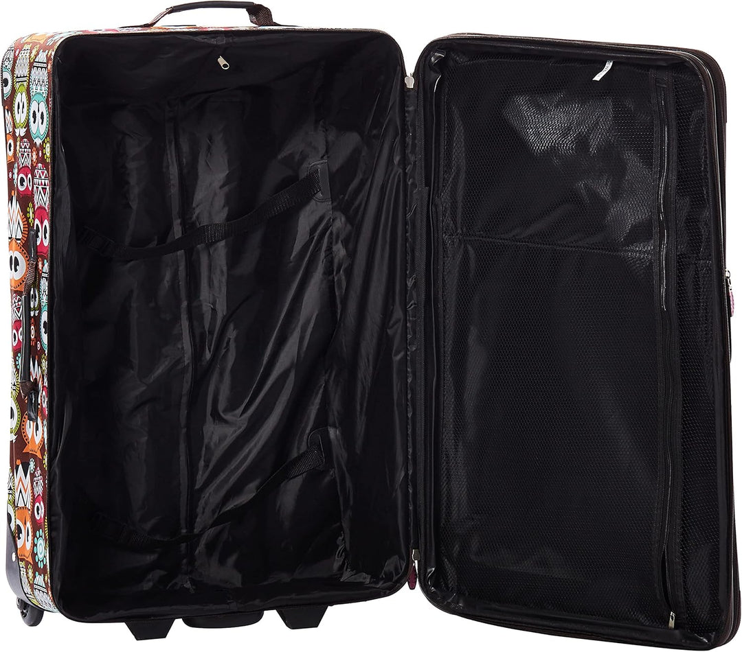 Rockland Jungle Softside Handgepäck-Set, Eule, Einheitsgrösse, Jungle Softside Handgepäck-Set Einhei