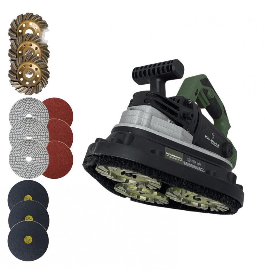Piranha ZP2400PRO Sanierungsfräse 3x100mm Betonschleifer Betonfräse Putz 2400Watt High Power