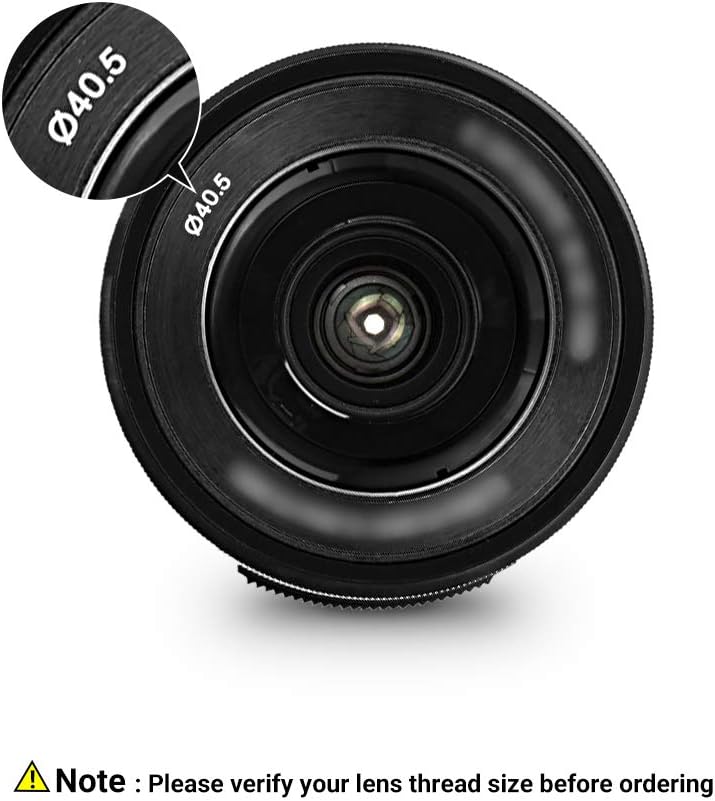 JJC 40,5 mm ND1000 ND-Filter 10-Stop Neutral Density Fader mit feuchtigkeitsbeständigem Filtergehäus