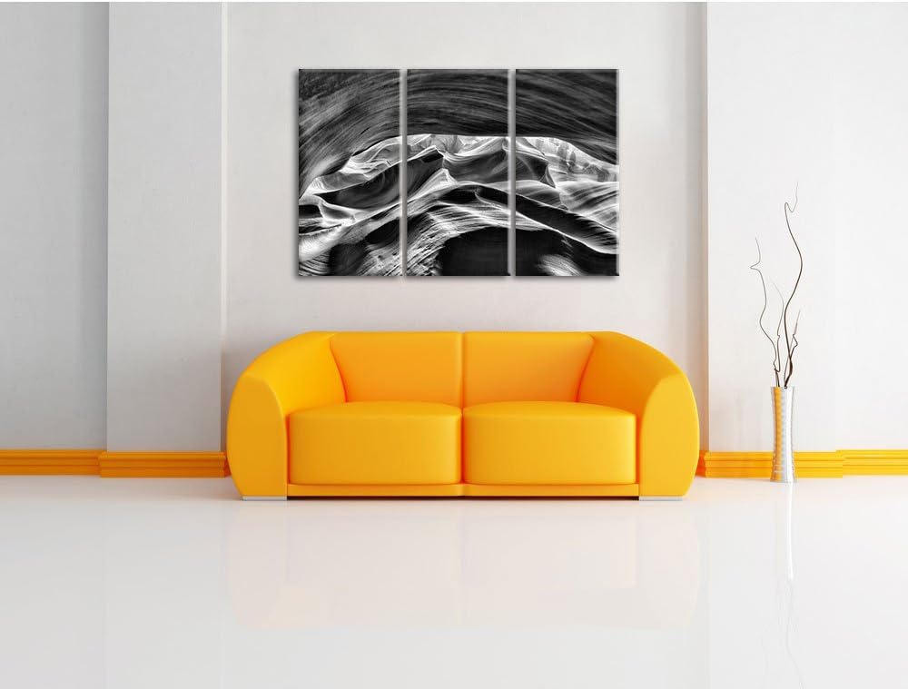 Pixxprint Antelope Canyon Arizona als Leinwandbild/Grösse: 3 Teilig (120x80) / Wandbild/Kunstdruck/f