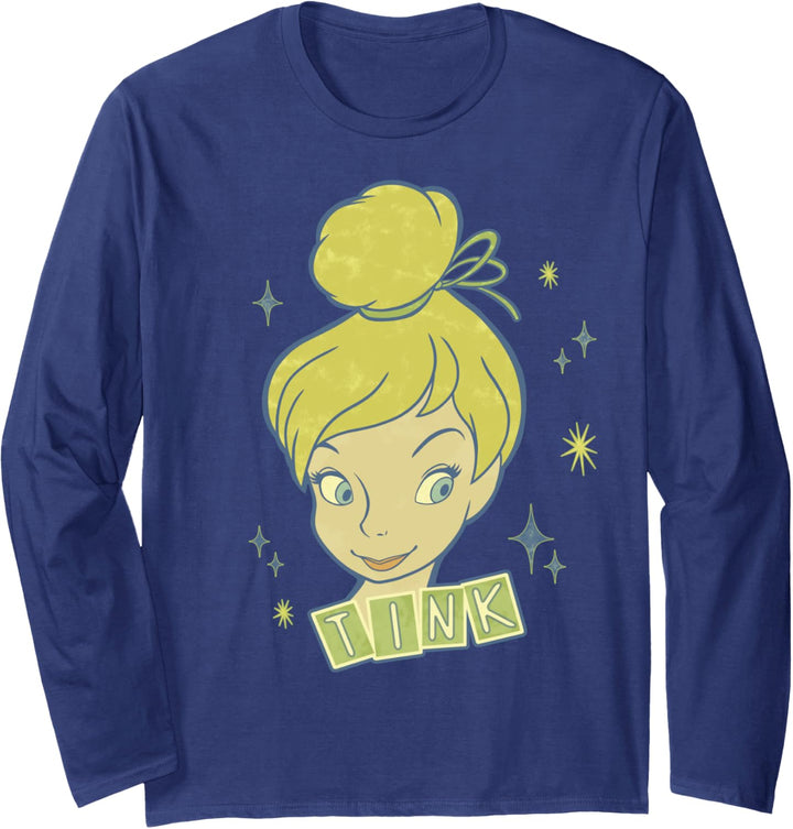 Disney Peter Pan Tinker Bell Vintage Portrait Langarmshirt