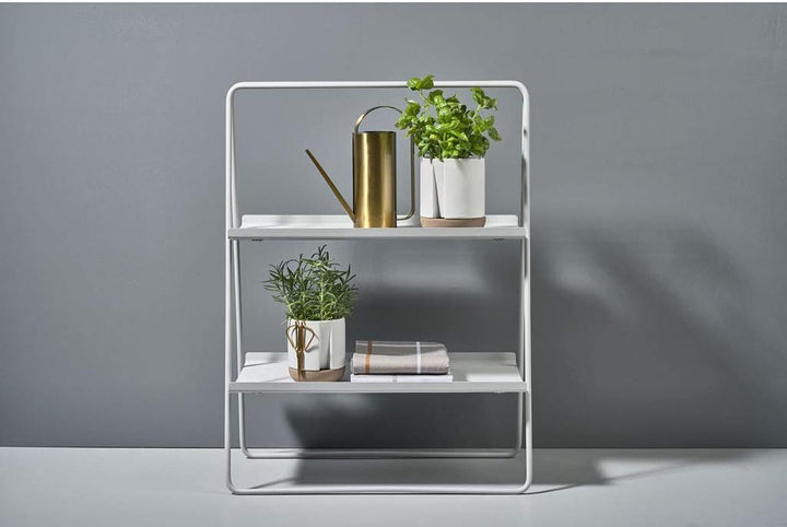 Zone Denmark A-Table Regal, Standregal aus Metall, 53 x 29 x 75 cm, Weiss 53 x 29 x 75 cm Weiss, 53