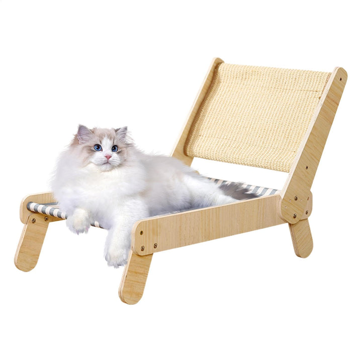 Generisch Strandkorb Katzenhängematte | Katzen Sisal Stuhl | Katzen Sisal Bett | Erhöhte Katzenbette