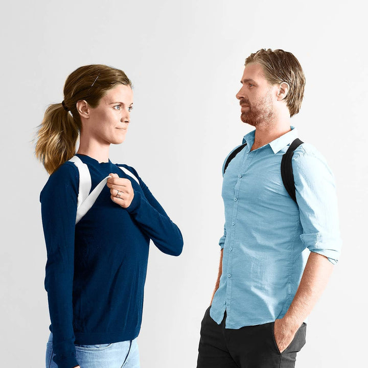 Swedish Posture Haltungstrainer und Geradehalter Flexi Rückentrainer M-L schwarz, M-L schwarz