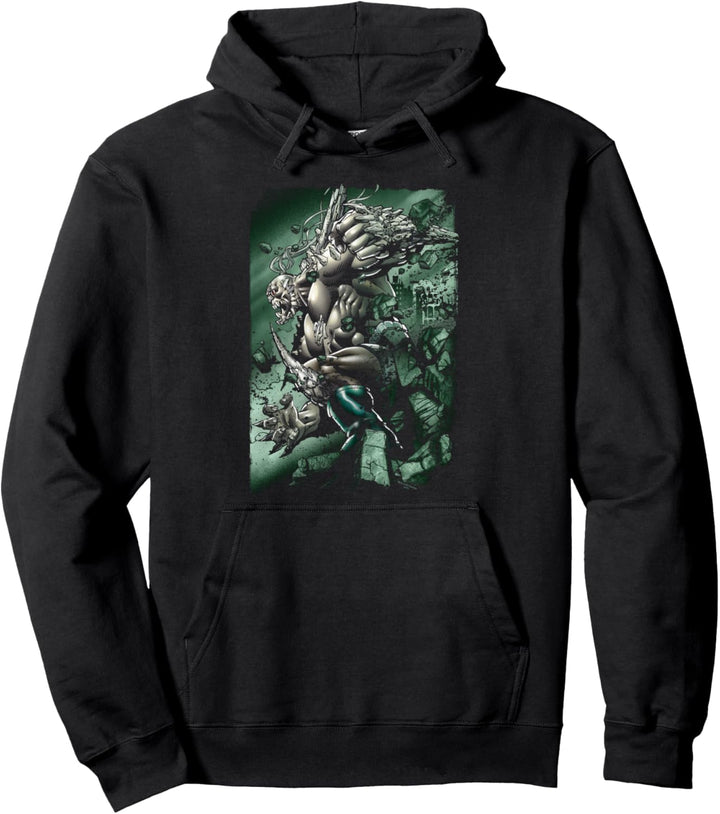 Superman Doomsday Destruction Pullover Hoodie