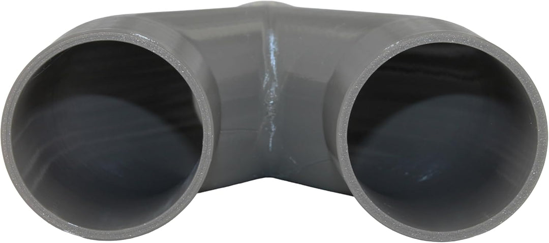 DRUCKKRAFT Y-Verteiler DN58 auf 2× DN58 | 2-Wege Rohrverteiler für Werkstatt Absaugung | Industriest