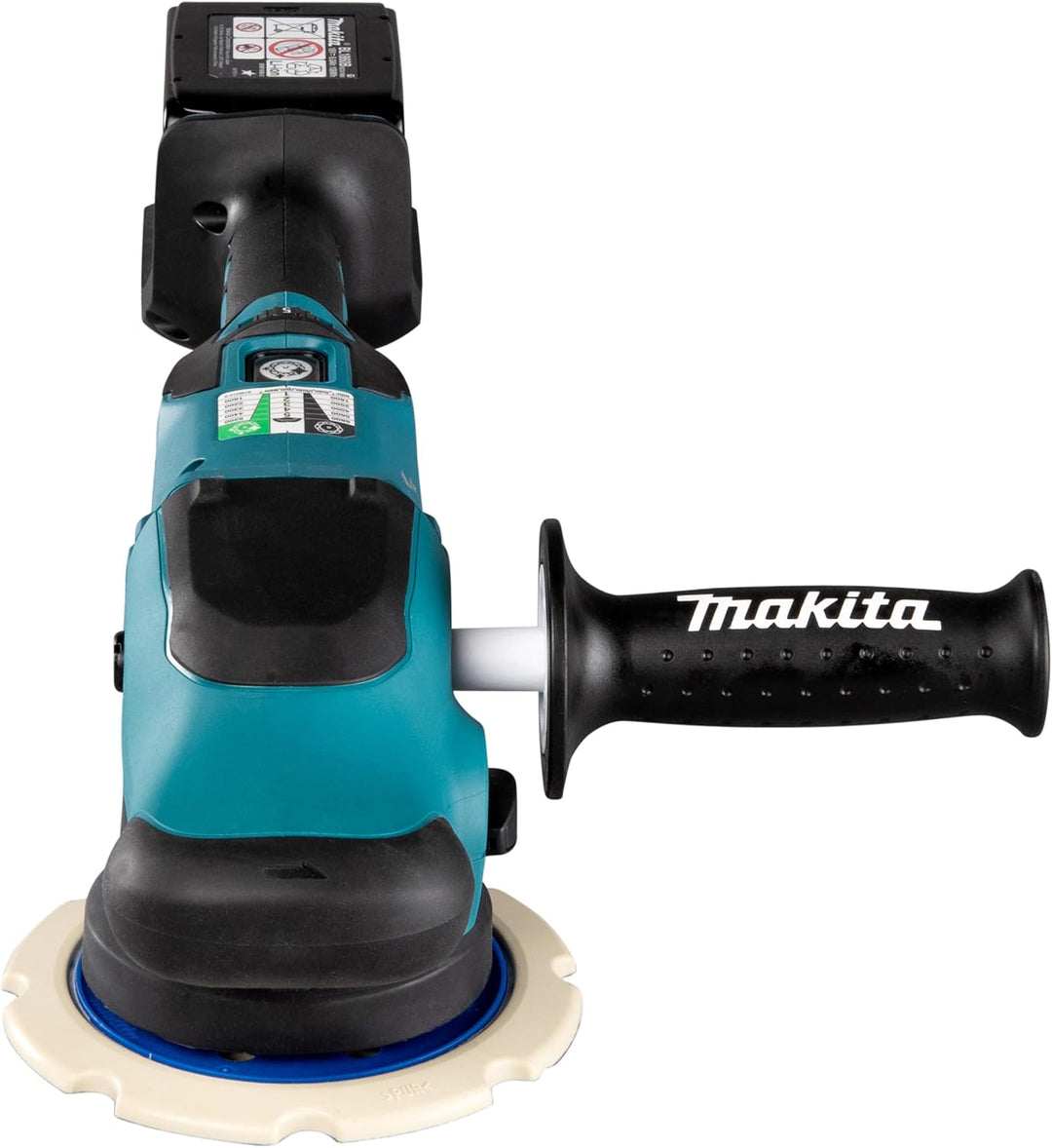 Makita DPO600TKX1 Exzenterpolierer, 1 Akku plus Ladegerät im Transportkoffer, Blau, 18 V / 5,0 Ah mi