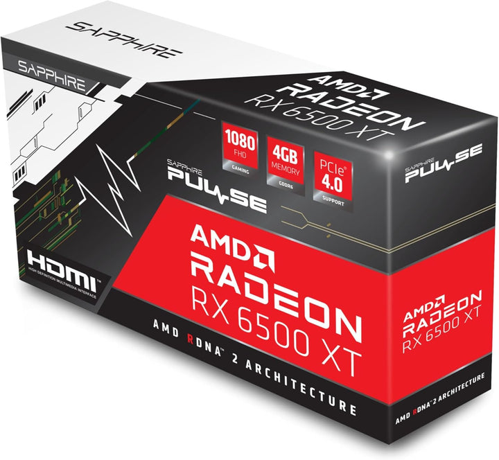 Sapphire Pulse AMD Radeon™ RX 6500 XT ITX Pure Gaming OC 4GB GDDR6 HDMI/DP