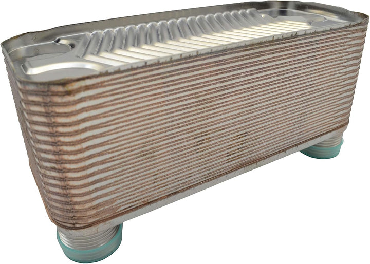 Edelstahl Plattenwärmetauscher Nordic Tec Ba-16-34 Wärmetauscher 34 Platten 135kW 1” mit Isolierung