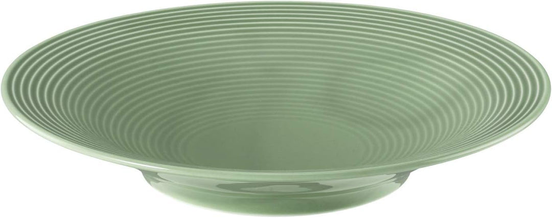 Seltmann Weiden 5 x Suppenteller rund 22,5 cm Beat Salbeigrün