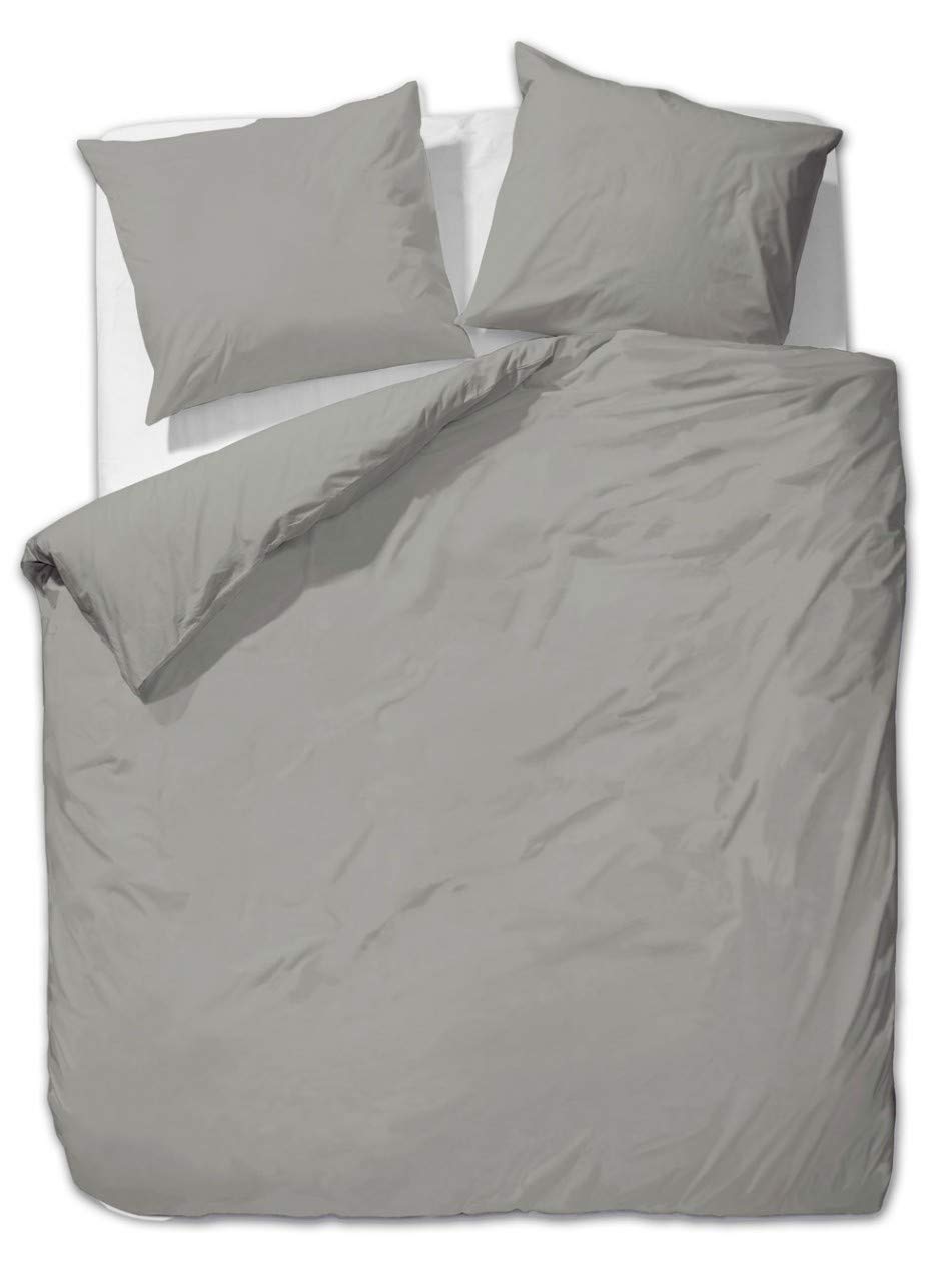 etérea 3 TLG. Mako Satin Uni Einfarbig Bettwäsche-Set - Baumwollsatin Baumwollsatin Ganzjahres Bettb