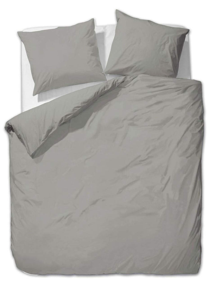 etérea 3 TLG. Mako Satin Uni Einfarbig Bettwäsche-Set - Baumwollsatin Baumwollsatin Ganzjahres Bettb