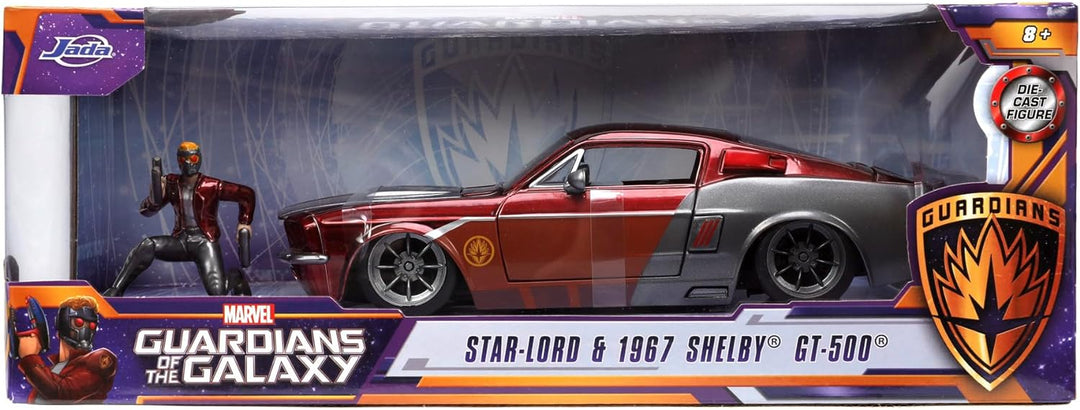 Jada Toys Marvel Star Lord 1967 Ford Mustang 1:24 Spielzeugauto Modellauto