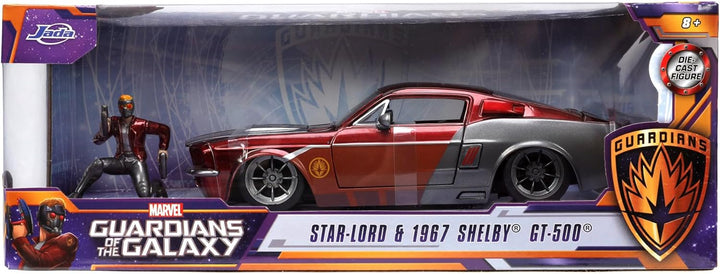 Jada Toys Marvel Star Lord 1967 Ford Mustang 1:24 Spielzeugauto Modellauto