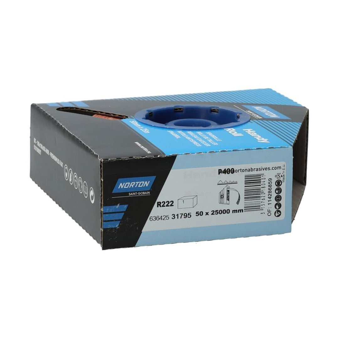 Norton 63642531795 Norton R222 handyroll 50 mmx25mgrit 400