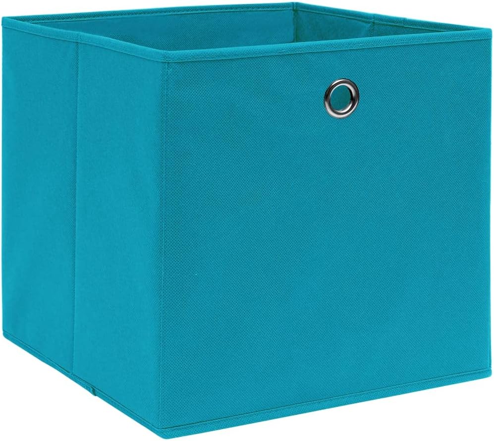 WIFESE 10 Stück Aufbewahrungsbox 32X32X32 cm Faltbox Mit Fingerloch Storage Boxes Faltbarer Organize