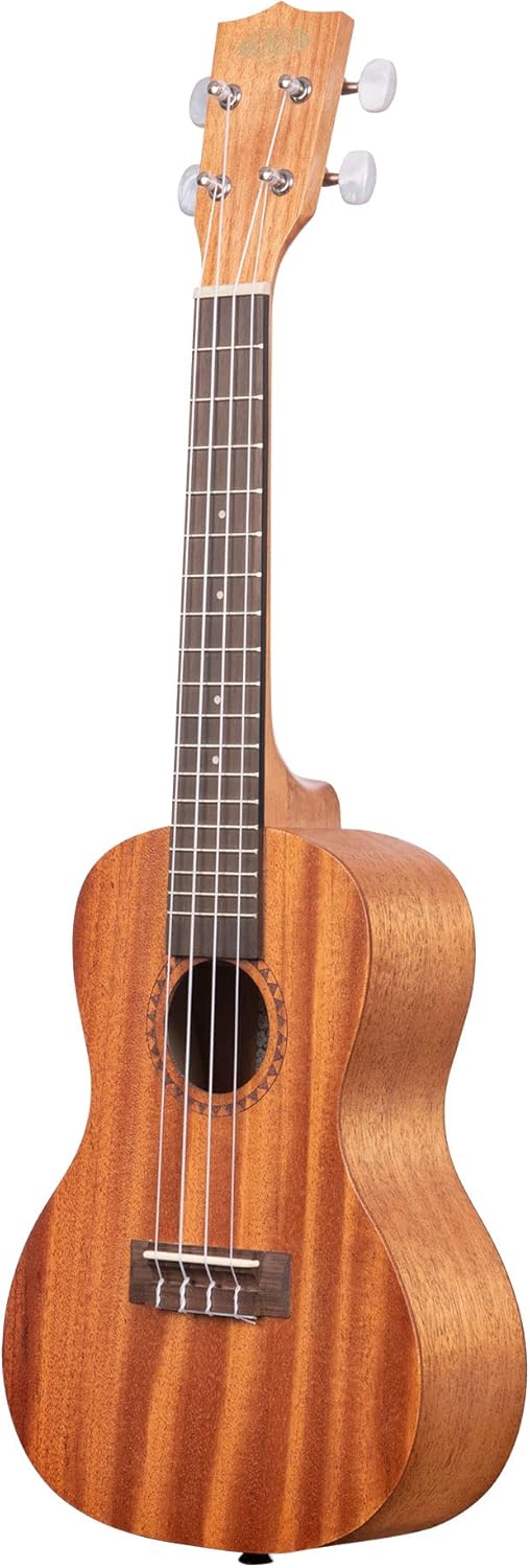 KALA KA-15-C-BNDL - Satin Mahogany Concert Ukulele Starter Kit, Concert