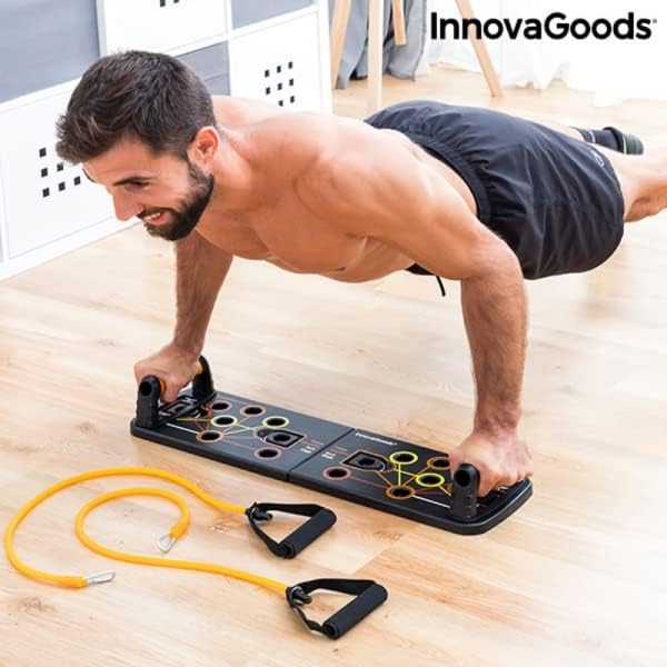 InnovaGoods - Multifunktions-Push-up-Board, Fitness Board Balance, Ganzkörpertraining zuhause, Abneh