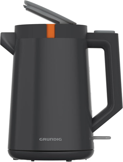 Grundig WK 5320 Wasserkocher, 2200 W Leistung, 1,7 l Fassungsvermögen, Kabelaufwicklung, 1 Liter, Ab