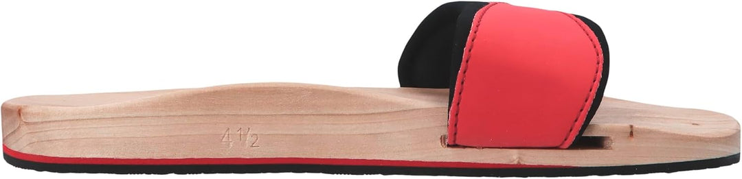 Berkemann Unisex-Erwachsene Berkilette Pantoletten 36 1/3 EU Mehrfarbig Rot Schwarz, 36 1/3 EU Mehrf