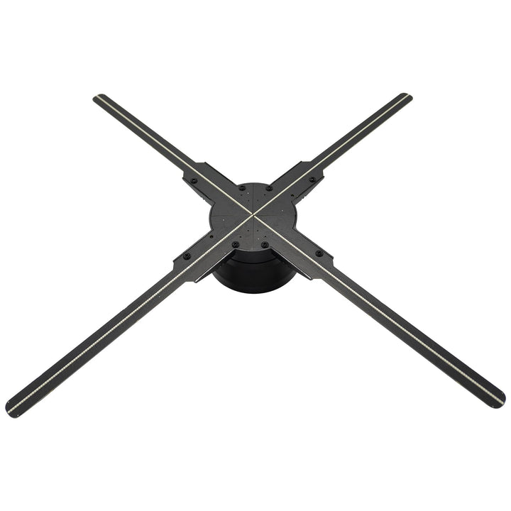 50CM 3D Hologramm Projektor mit WiFi und Bluetooth,3D Hologramm Fan mit 560 Leds und 2200 cd/m² und