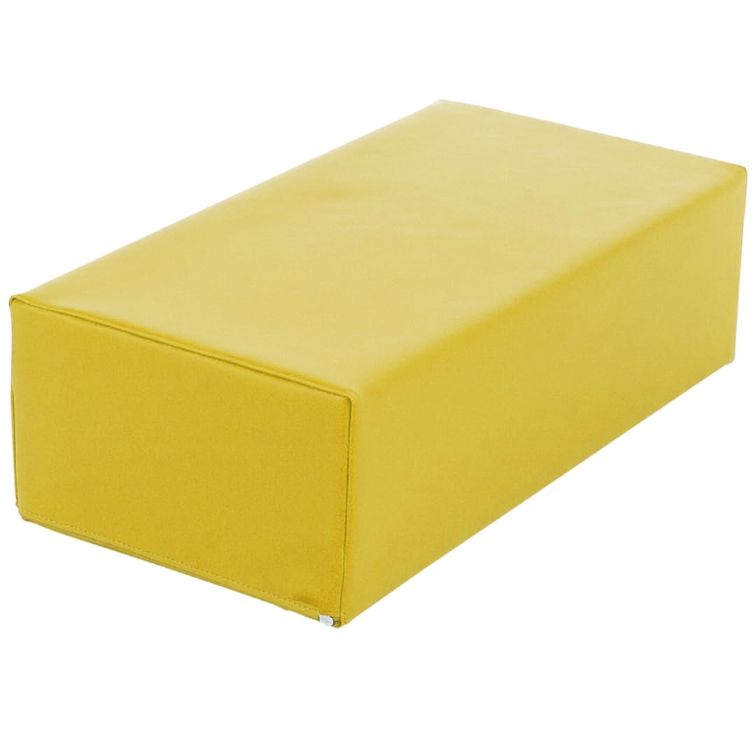 Stufen-Lagerungskissen 50 x 25 x 15cm aus qualitativem Ether-Schaum mit Kunstlederbezug, verstecktem