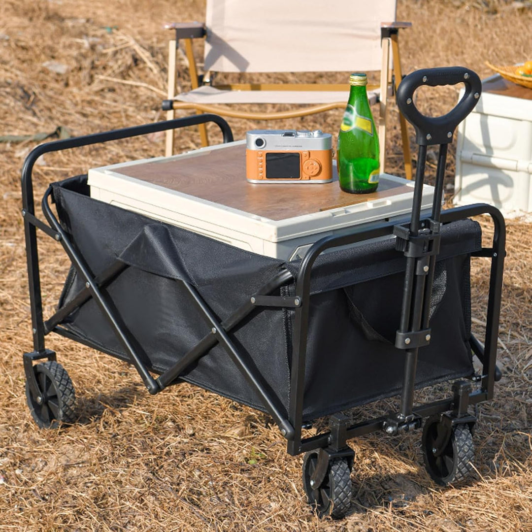 Bollerwagen Klappbar 150kg Kohlenstoffstahl Garten | oxford gewebe kohlenstoffstahl abnehmbare raede