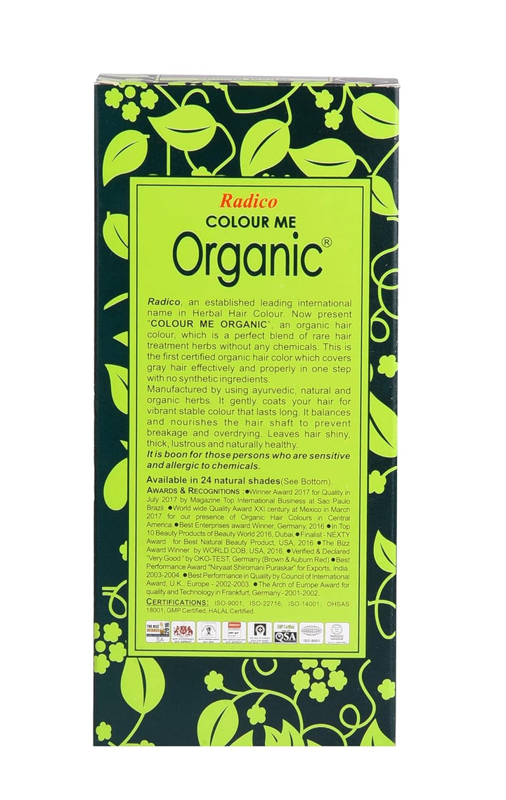 Radico Colour Me Organic Pflanzenhaarfarbe Honig-Blond (bio, vegan, Naturkosmetik) HonigBl Honig-blo
