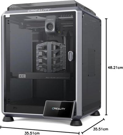 Creality K1C 3D Drucker, 600mm/s schnelle Druckgeschwindigkeit, Auto Nivellierung 3D Printer mit AI-