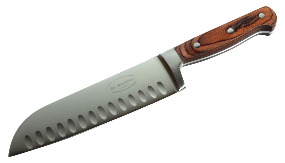 Dr. Richter Santokumesser aus hochwertigem Spezialedelstahl (Klingenlänge 18 cm)