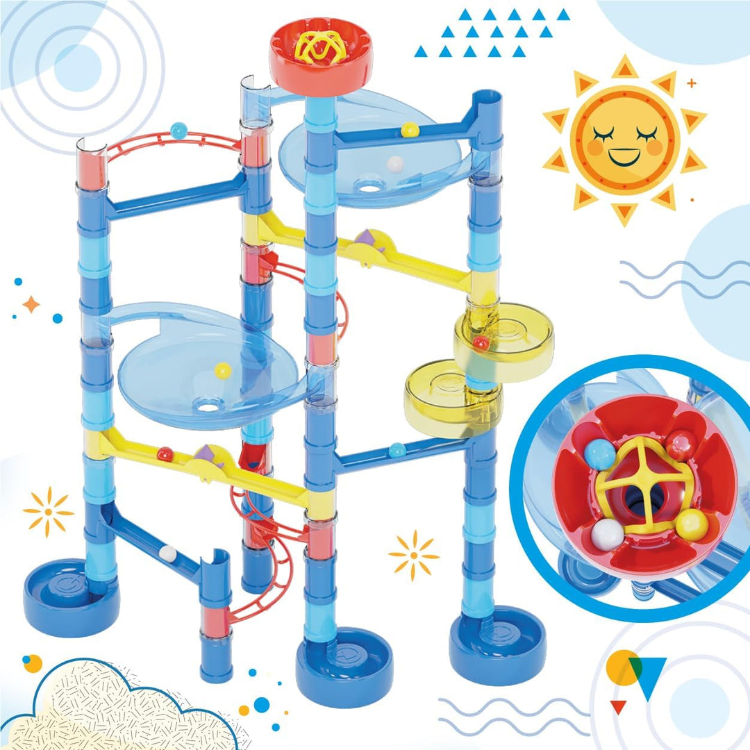 Quercetti - Migoga Ocean Spinning, Bauspiel - Kugelbahn für Kinder