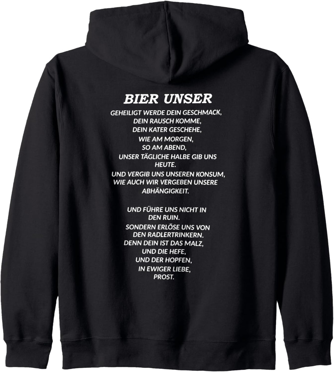 bier unser Kapuzenjacke