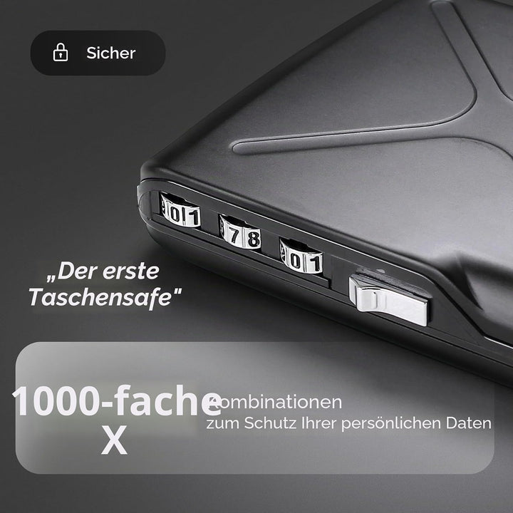 OGON Aluminium-Code-Geldbörse Code Wallet - Der Pocket Safe – Anti-RFID Kartenhalter – Kapazität für