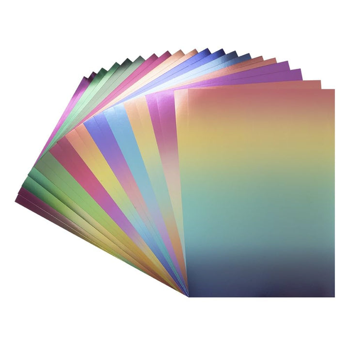 Ideen mit Herz Spiegelkarton | selbstklebend | Metallpapier | Klebe-Folie | Bastelpapier metallic |