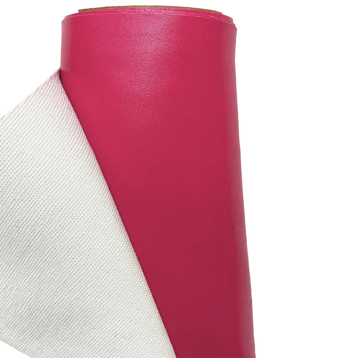 A-Express Kunstleder Lederimitat Wasserdicht Leder Stoff Schneiderei Kleidung Kleid Meterware - Rosa