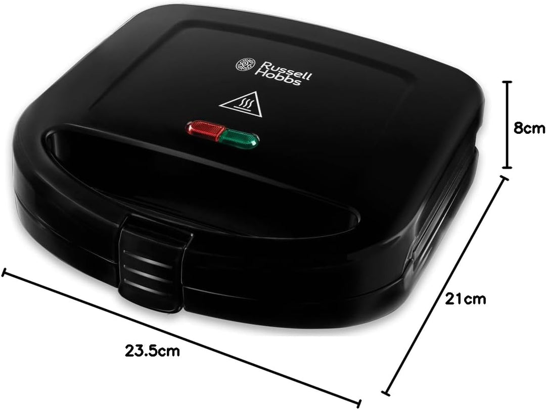 Russell Hobbs 24520-56 Sandwichtoaster Classics, antihaftbeschichtete Platten, schwarz