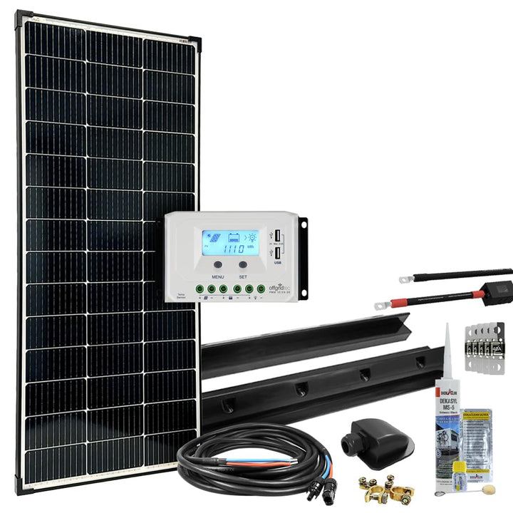 Offgridtec mPremium-XL 150W 12V Wohnmobil Solaranlage, 150W