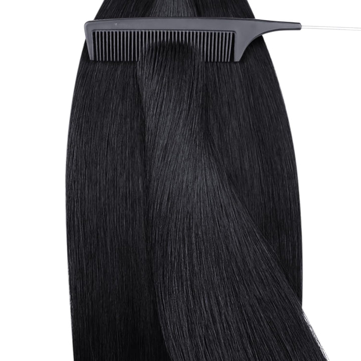YoungSee Nanoring Extensions Echthaar Schwarz 40 cm Nanoring Extensions Schwarz Echthaar Nanoring Ex