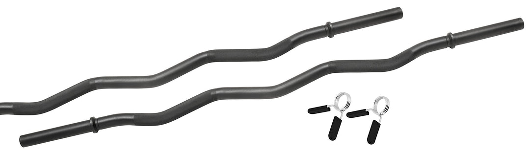 Bad Company SZ-Hantelstange 120 cm mit Gewinde oder glatten Auflageflächen inkl. Sternverschlüssen/F