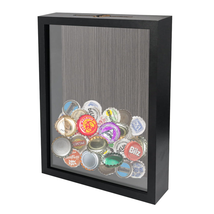 GraduationMall 20x25cm 3D Bilderrahmen für Tickets Shadow Box mit Slot,Rahmen zum Befüllen Speicherb
