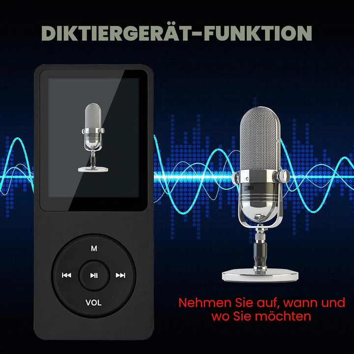 MP3-Player, MP3/MP4 digitaler Musik-Player, Lychee Upgrade, 8 GB, tragbarer HiFi-Sound, Musik-Player