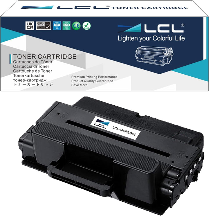 LCL Kompatibel Tonerkartusche Phaser 3320 106R02305 5000Seiten (Schwarz) Ersatz für Xerox Phaser 332