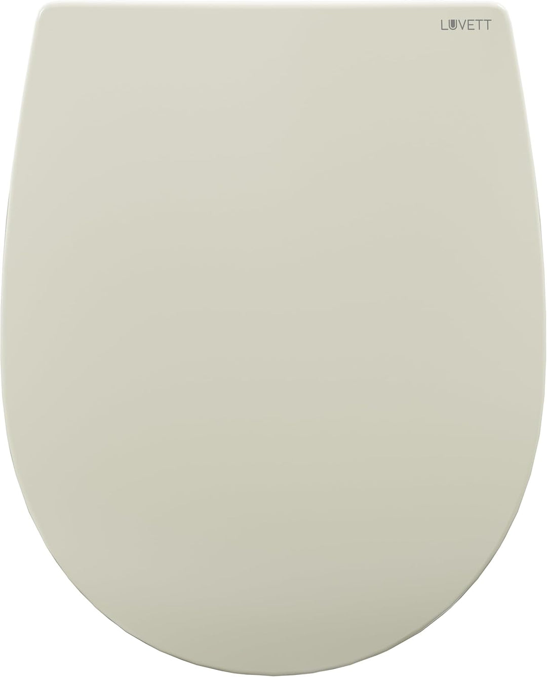 LUVETT® WC-Sitz mit Absenkautomatik C100 oval universell, Toilettendeckel mit 3 Edelstahl Montagelös