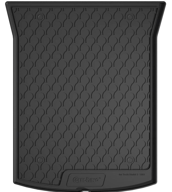 Rubbasol (Gummi) Kofferraumwanne kompatibel mit Tesla Model 3 7/2017-11/2020 & 12/2020-